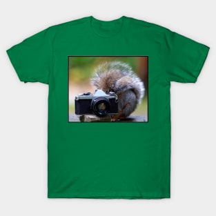 Grey squirrel Photographer T-Shirt